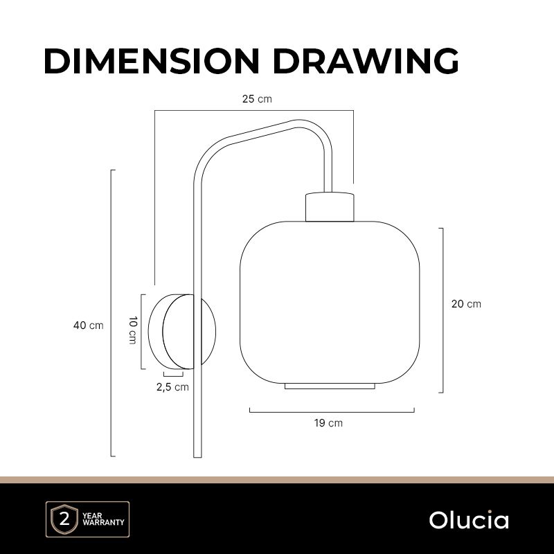 Design wandlamp amber, Charlois