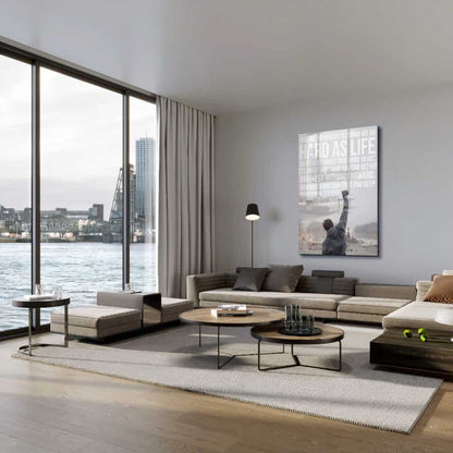 Rocky Balboa Glas & Canvas