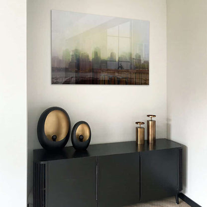 Delusional City Glas & Canvas