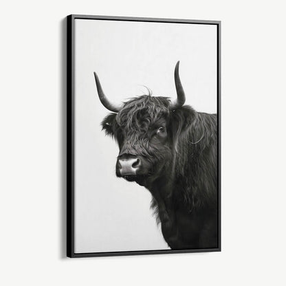 "B&W Muscox II" Glas & Canvas