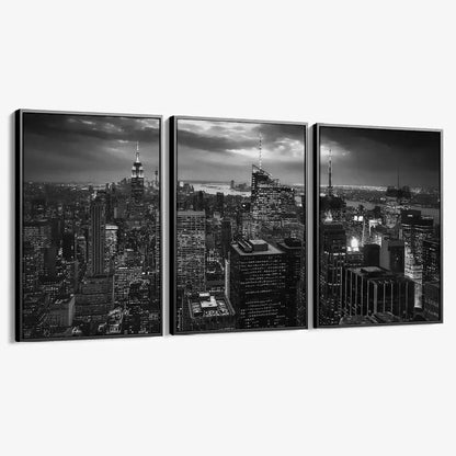 Bundle Monochrome Citadel New York (3x) – Glas & Canvas