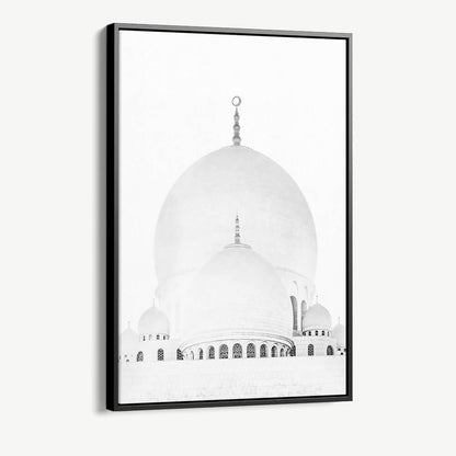 "Grand Mosque Abu Dhabi" Glas & Canvas