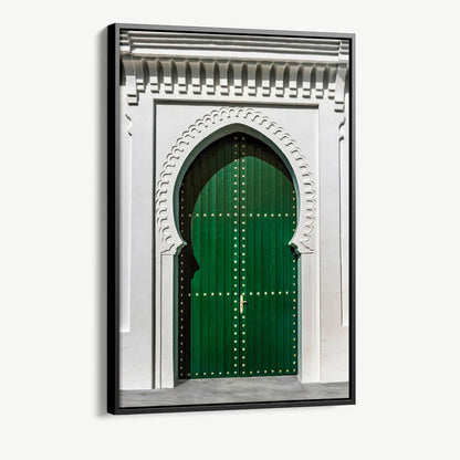 Green Door Marrakech Glas & Canvas
