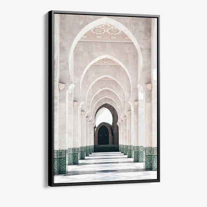 Moroccan Arcade Glas & Canvas