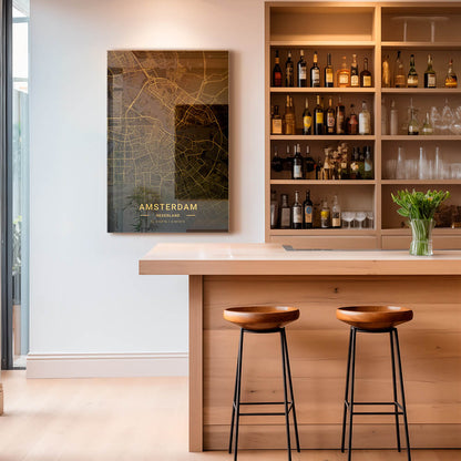 Amsterdam Gold Glas & Canvas