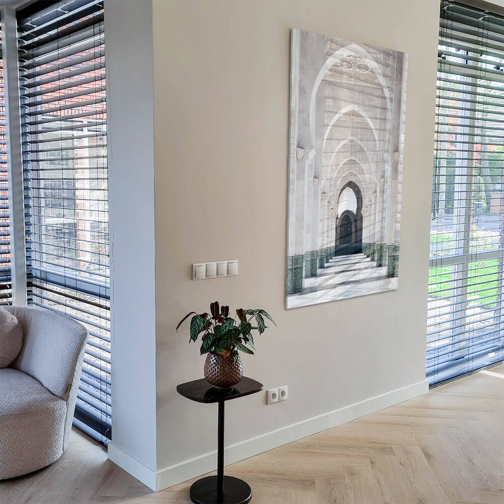 Moroccan Arcade Glas & Canvas