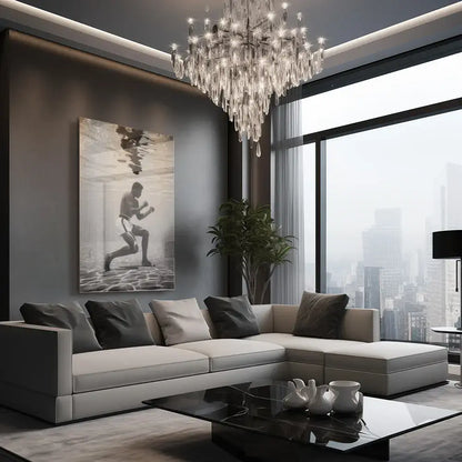 "Under Pressure" Glas & Canvas