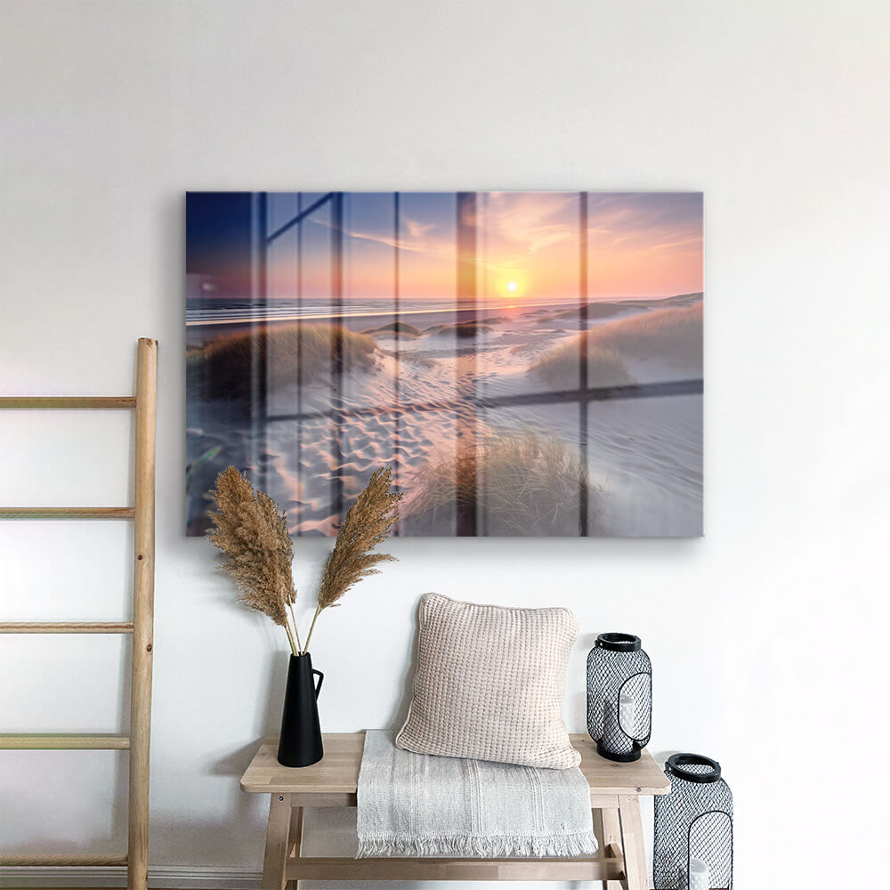 Beach Dunes Glas & Canvas