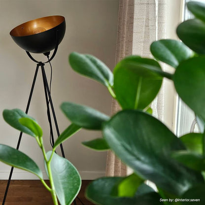 Moderne vloerlamp goud, Brenna