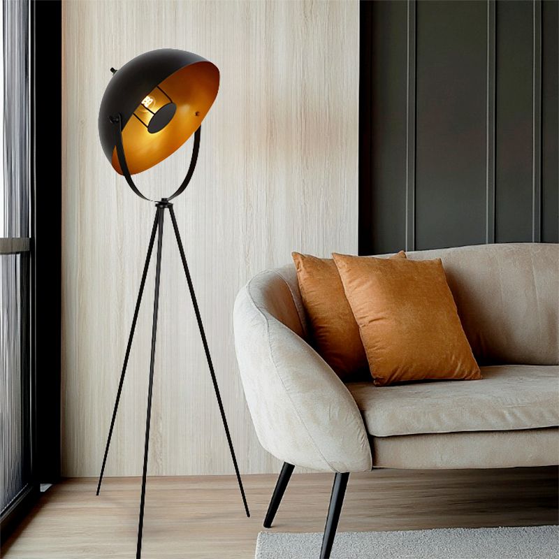 Moderne vloerlamp goud, Brenna