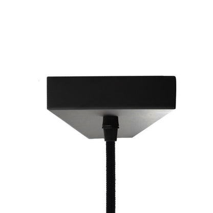 Zwarte Wiro hanglamp met 3 ronde, 20cm, kappen