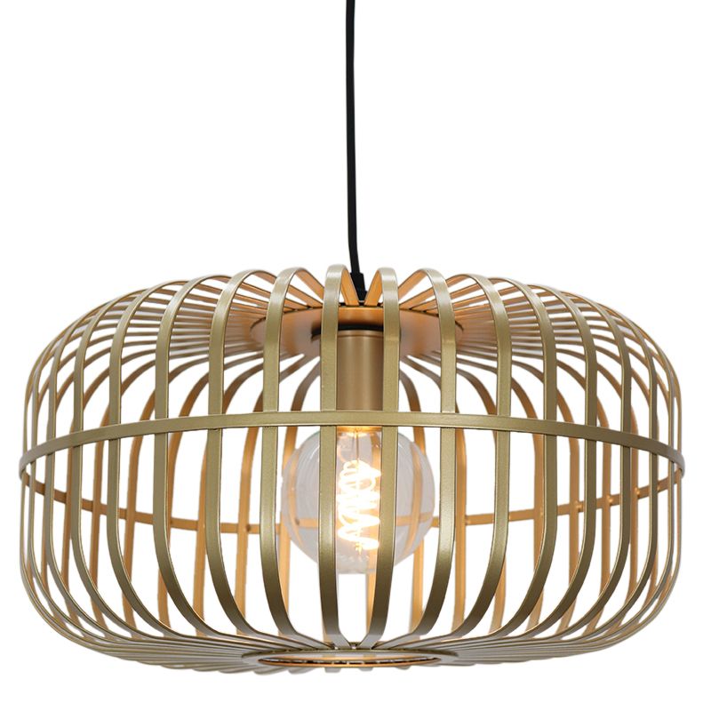 Industriële hanglamp goud, Tobi