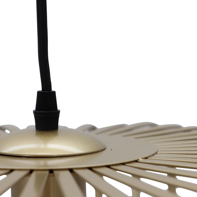 Industriële hanglamp goud, Tobi