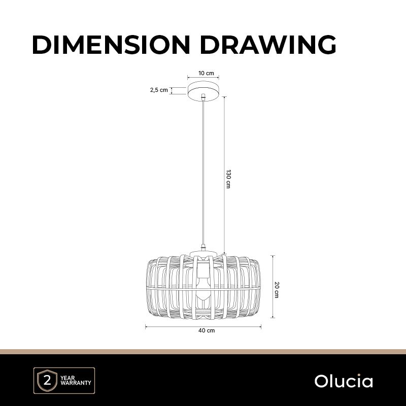 Industriële hanglamp goud, Tobi