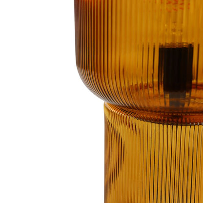 Design tafellamp bruin, Chelsea, met schakelaar