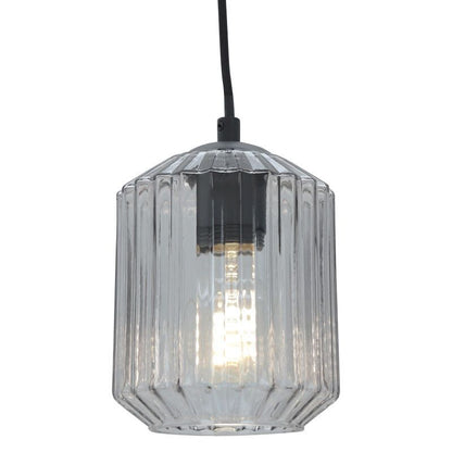 Retro hanglamp transparant, Jisca