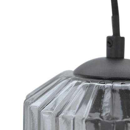 Retro hanglamp transparant, Jisca