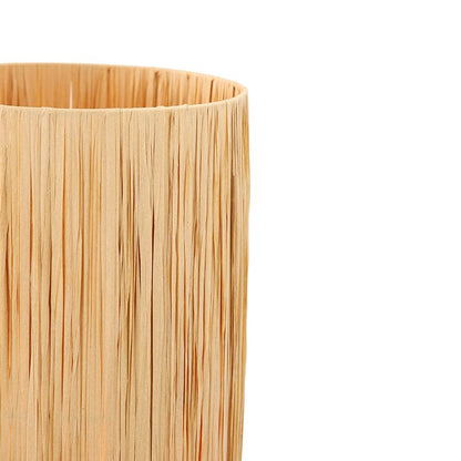 Papieren vloerlamp bruin, Daisy, met schakelaar