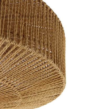 Landelijke plafondlamp bruin, Pippa