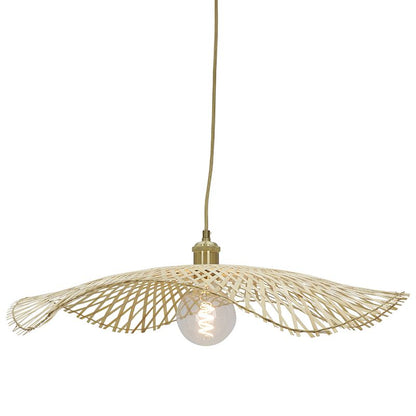 Bamboe hanglamp bruin, Romee