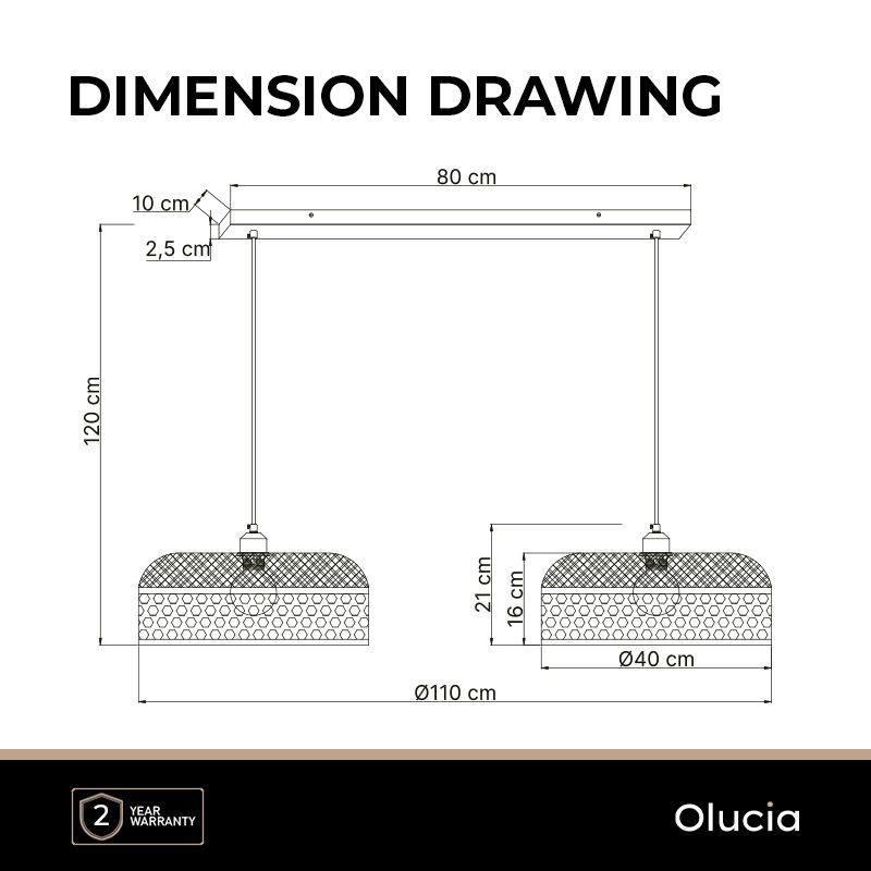 Bamboe hanglamp bruin, Jennifer