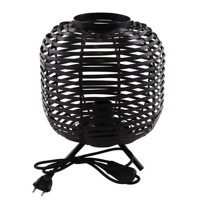 Industriële tafellamp zwart, Pinar, met schakelaar