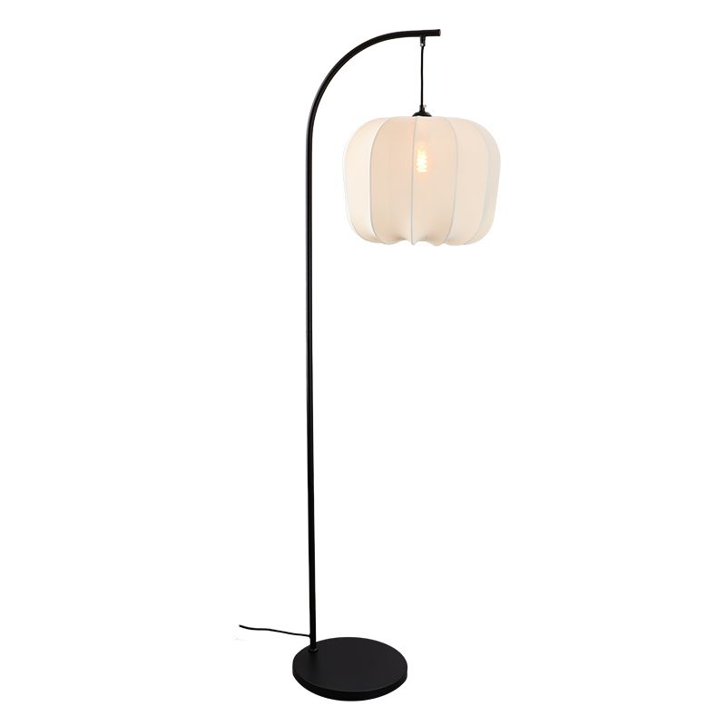 Moderne vloerlamp crème, Deborah, met schakelaar