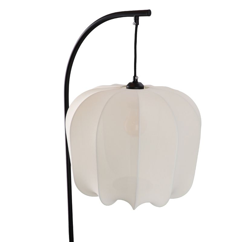 Moderne vloerlamp crème, Deborah, met schakelaar