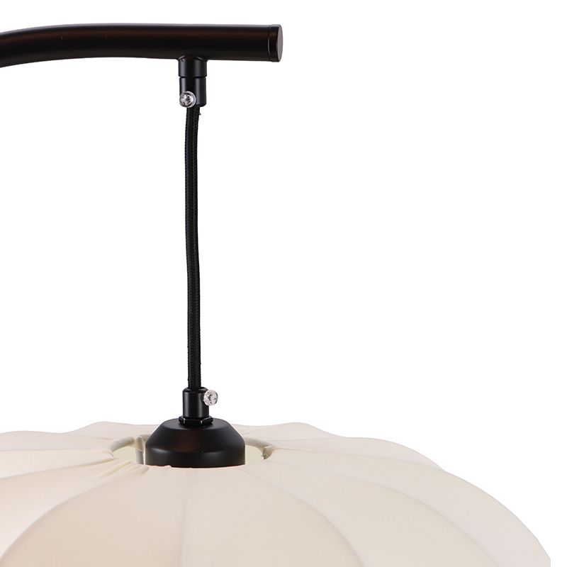 Moderne vloerlamp crème, Deborah, met schakelaar