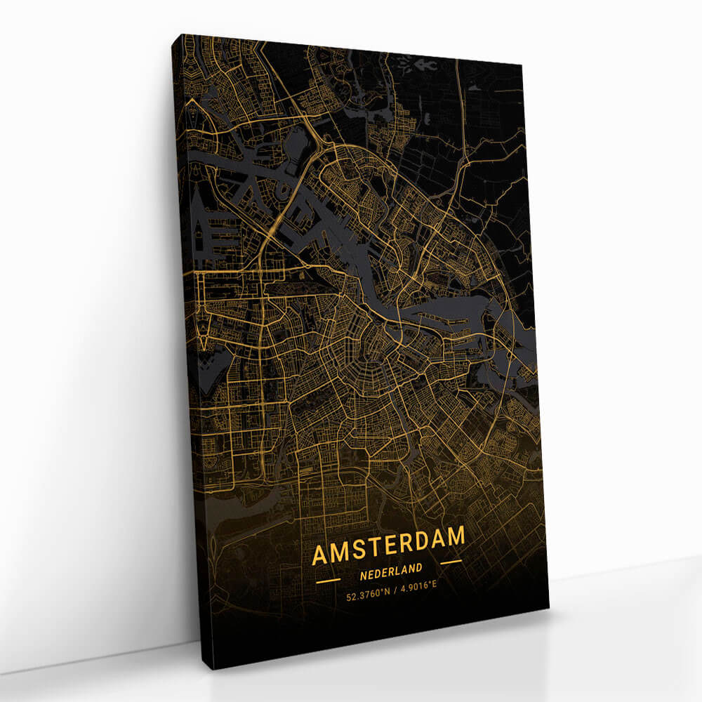 Amsterdam Gold Glas & Canvas