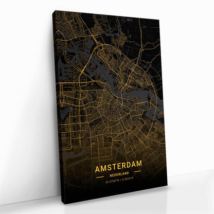 Amsterdam Gold Glas & Canvas