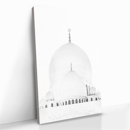 "Grand Mosque Abu Dhabi" Glas & Canvas