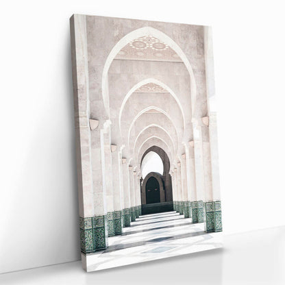 Moroccan Arcade Glas & Canvas