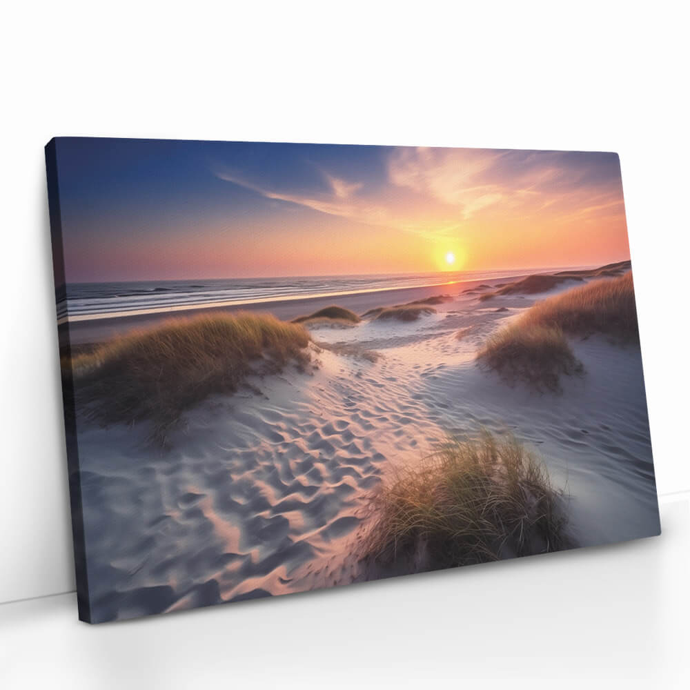Beach Dunes Glas & Canvas
