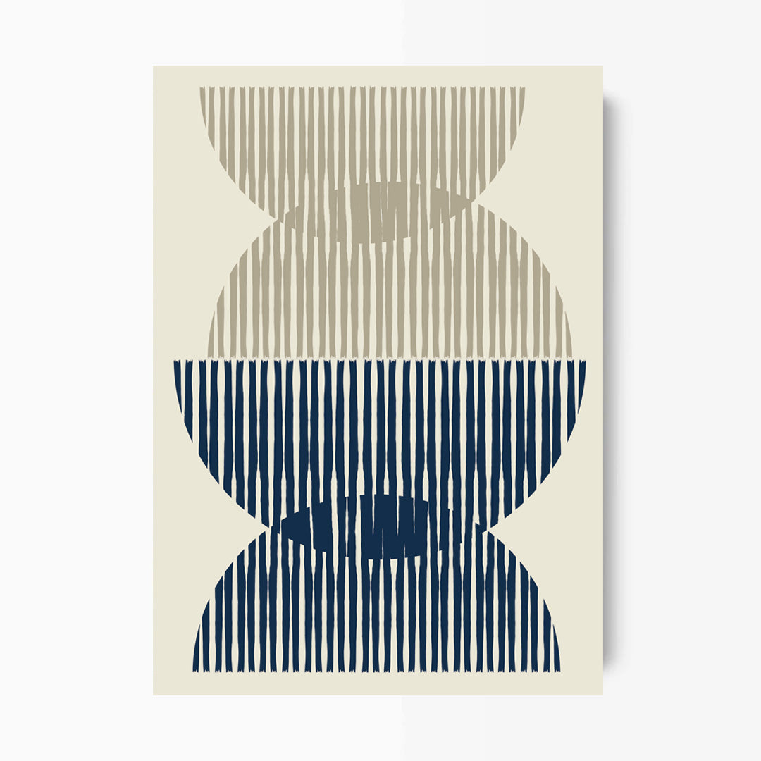 Whole Green Dark Blue Kunst Print