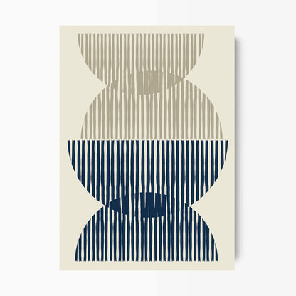 Whole Green Dark Blue Kunst Print