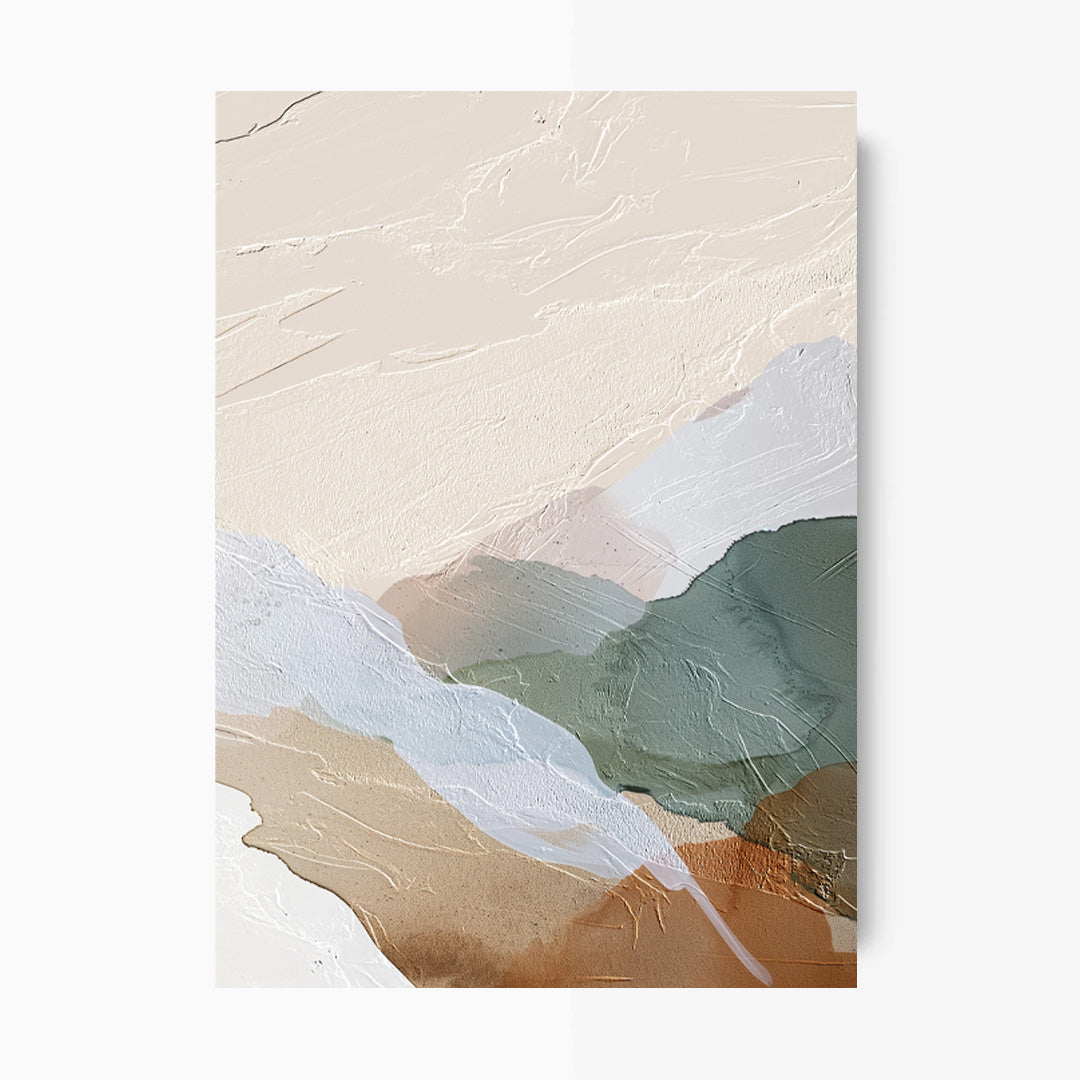 Abstract Landscape Vertical Kunst Print