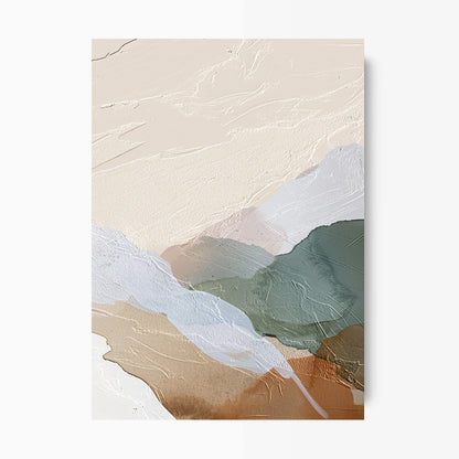 Abstract Landscape Vertical Kunst Print