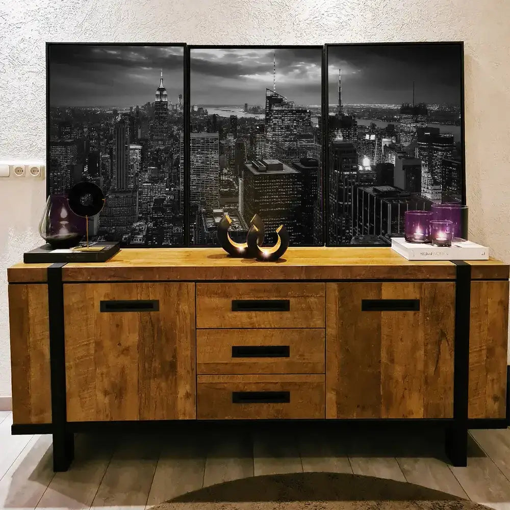 Bundle Monochrome Citadel New York (3x) – Glas & Canvas