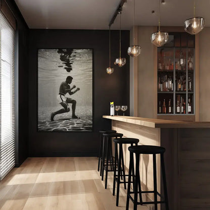 "Under Pressure" Glas & Canvas