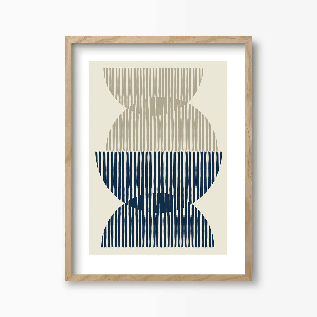 Whole Green Dark Blue Kunst Print