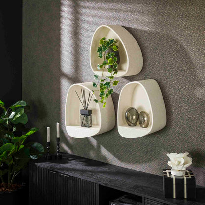 Wandschap stone druppel / Marmer composiet