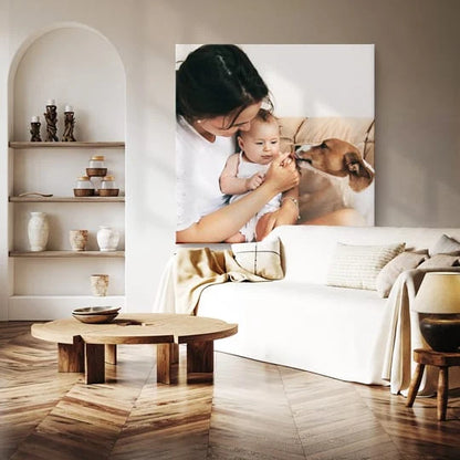 Eigen foto op canvas