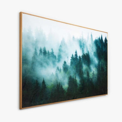 Eigen foto op textielframe