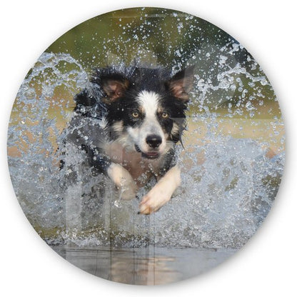 Eigen foto op muurcirkel