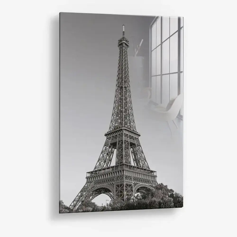 "Parisian Sentinel" Glas & Canvas