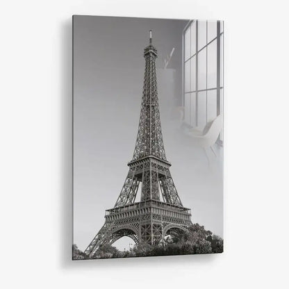 "Parisian Sentinel" Glas & Canvas