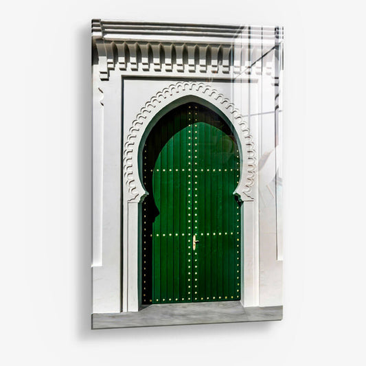 Green Door Marrakech Glas & Canvas