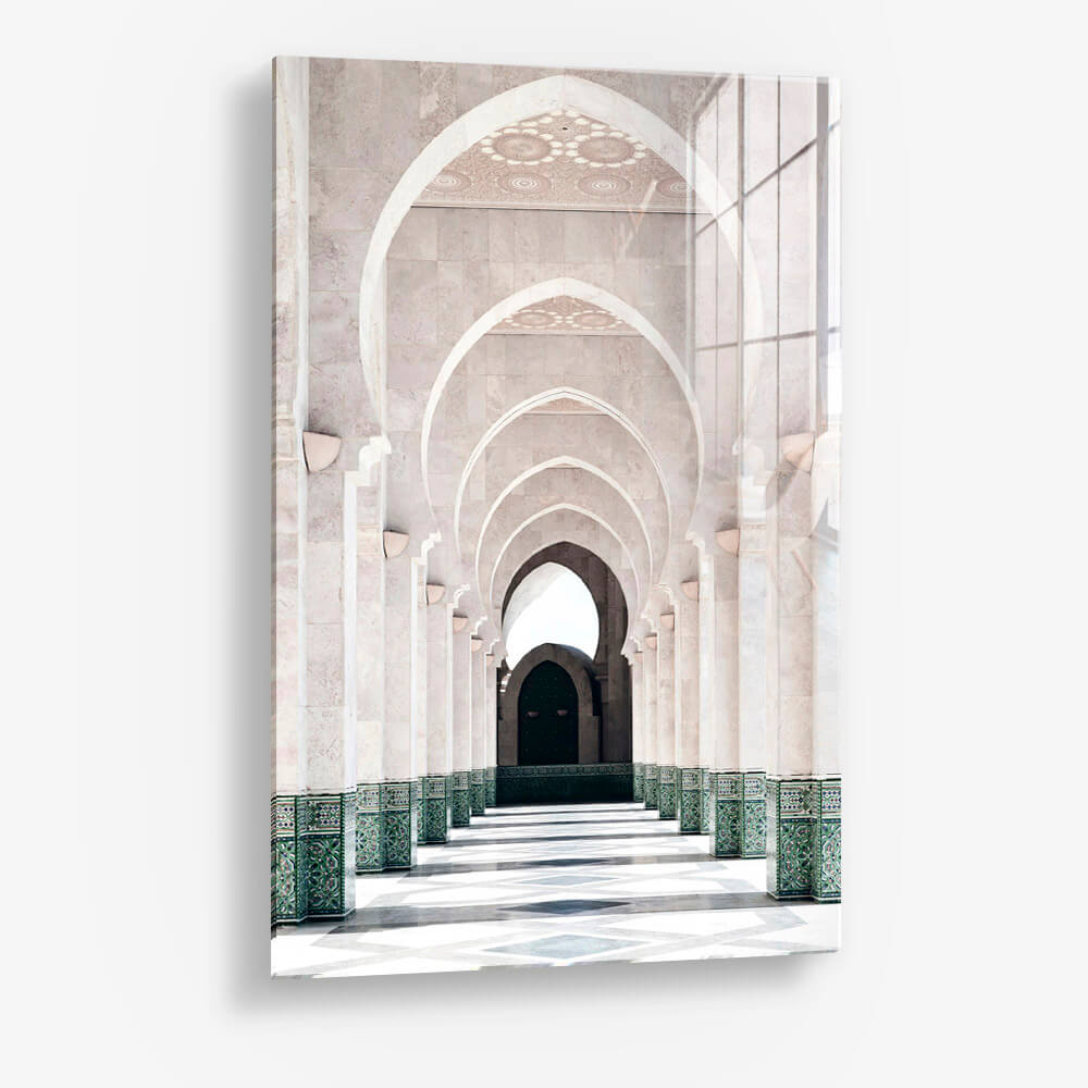 Moroccan Arcade Glas & Canvas