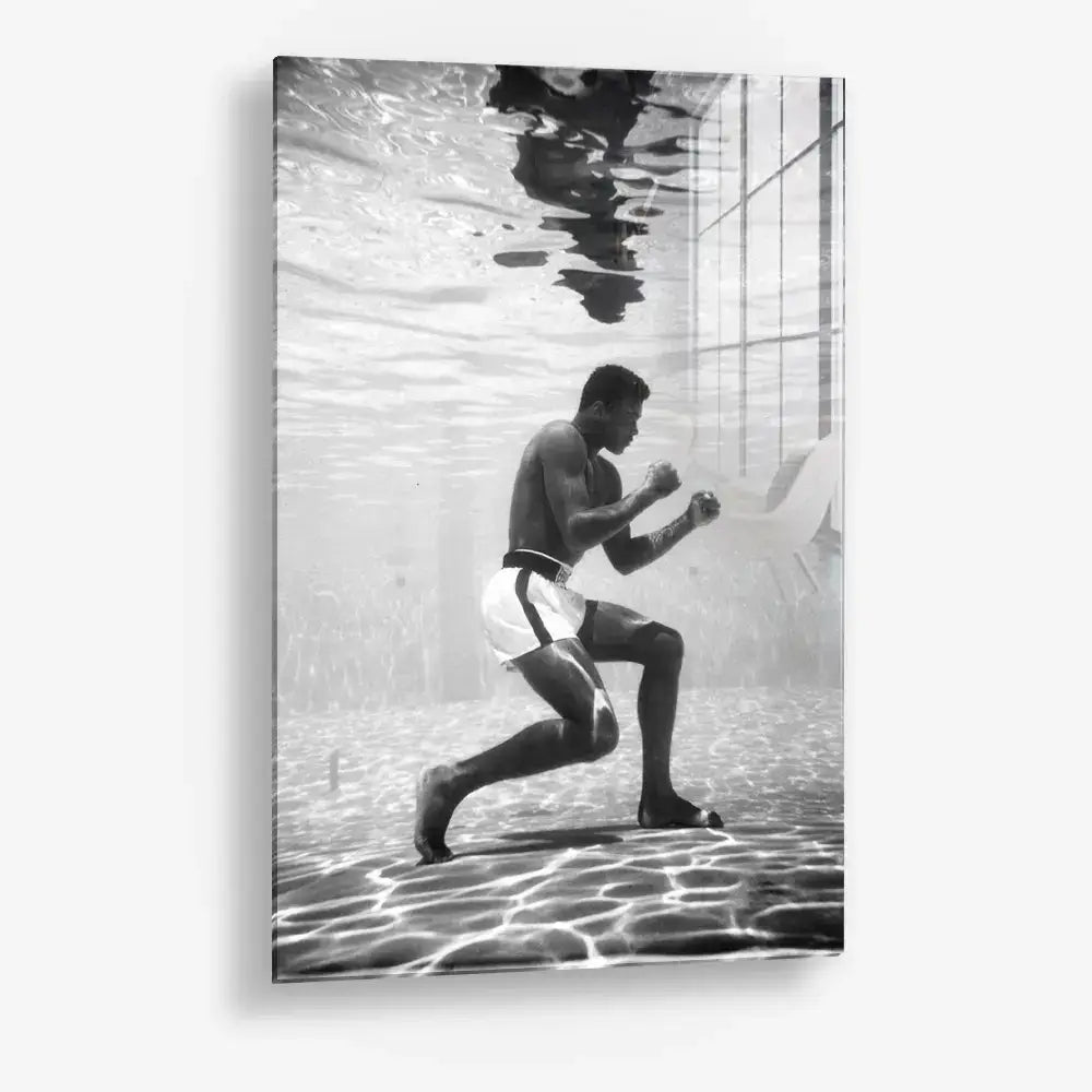 "Under Pressure" Glas & Canvas